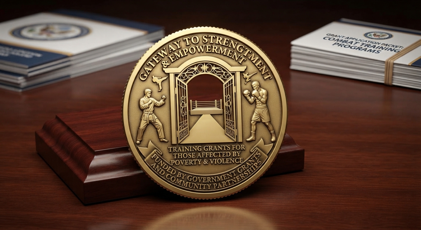 Gold Coin — Gateway to Strength & Empowerment Training Grants